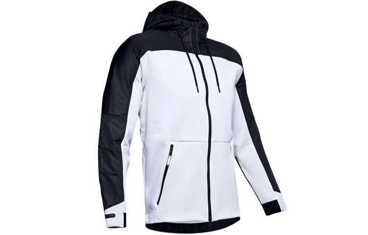 Under Armour ColdGear Jackets Men's White Hooded Moderate Other