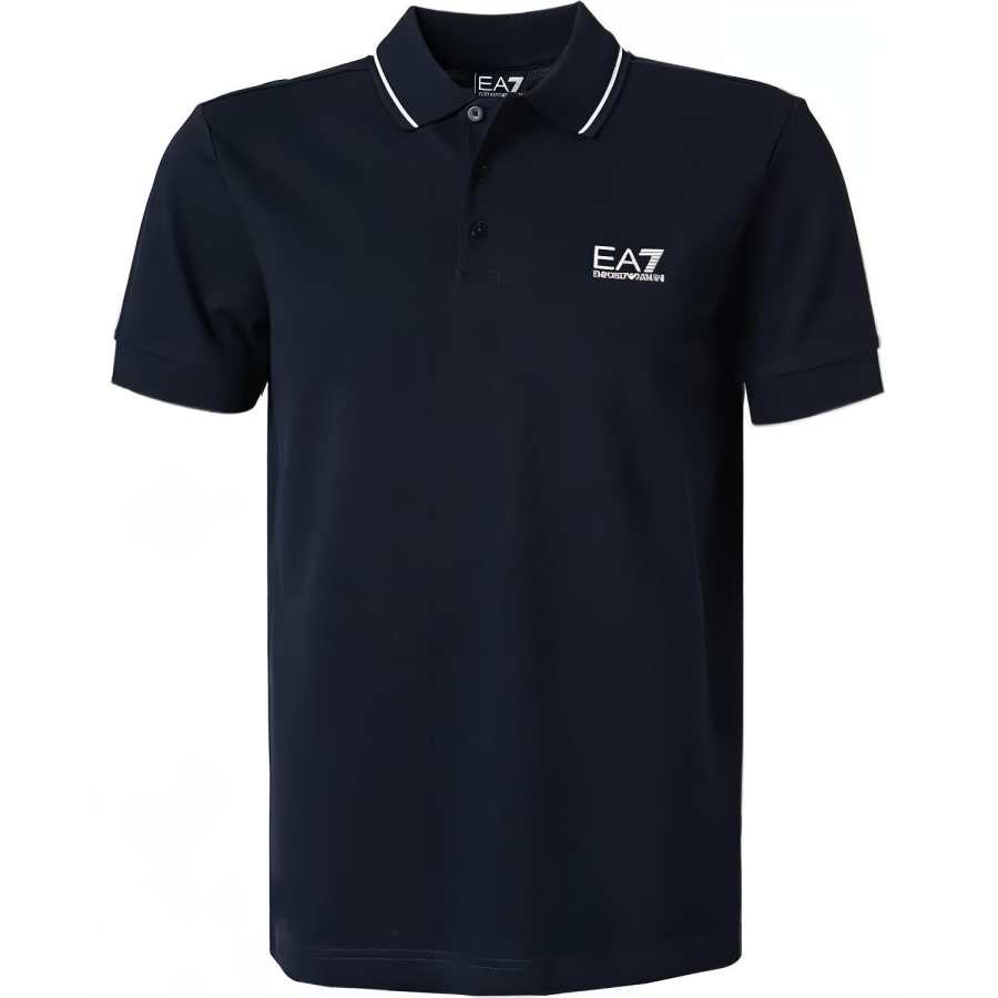 EMPORIO ARMANI Ea7 EMPORIO ARMANI Logo Printed Short Sleeved Polo Shirt