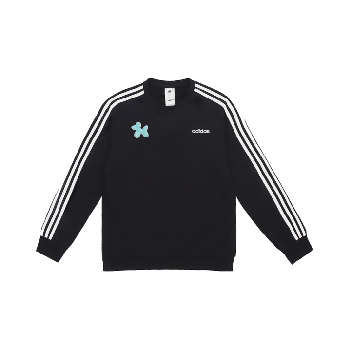 Adidas Adidas Sweatshirts Men's Black Crew Neck Moderate Regular