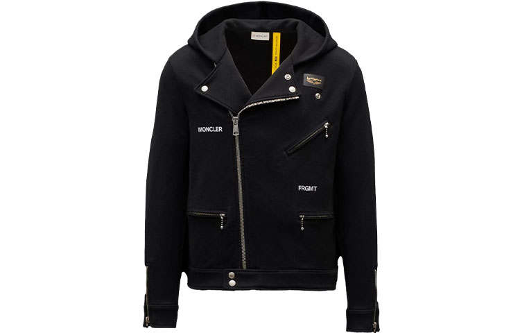 Moncler Moncler Jackets Men's Black Hooded Moderate Other