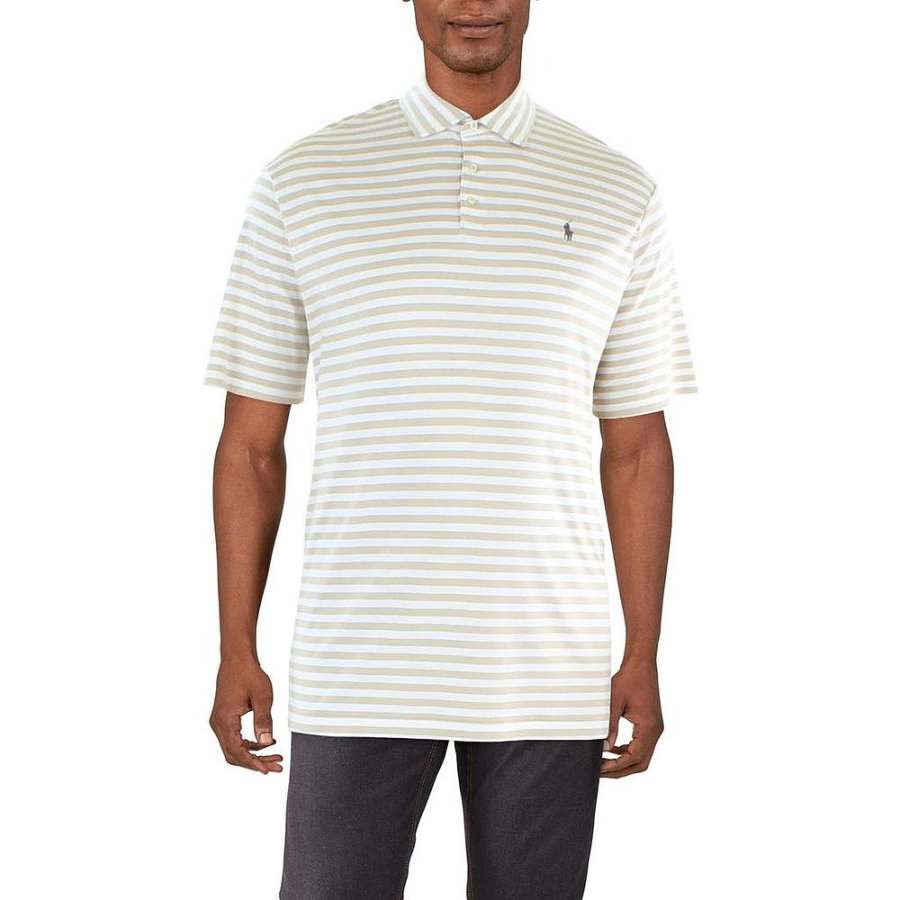 Ralph Lauren logo-embroidered striped polo shirt