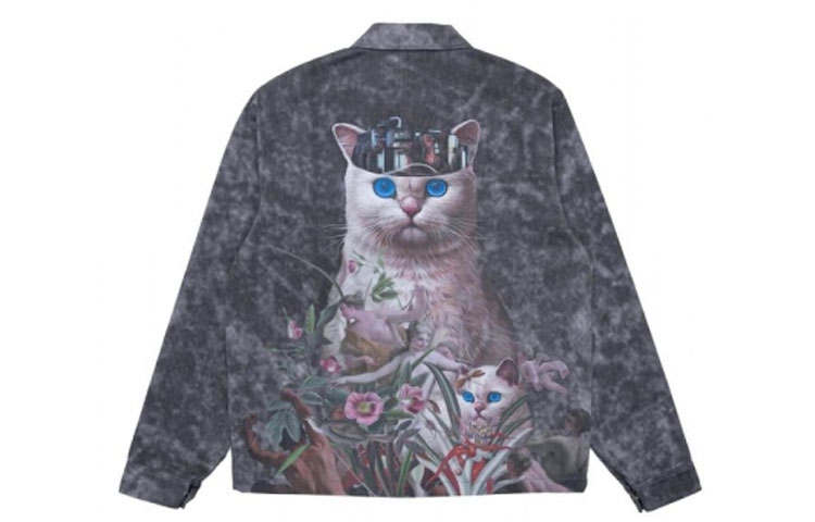 RIPNDIP RIPNDIP Jackets Men's Dark Gray Lapel Moderate Other