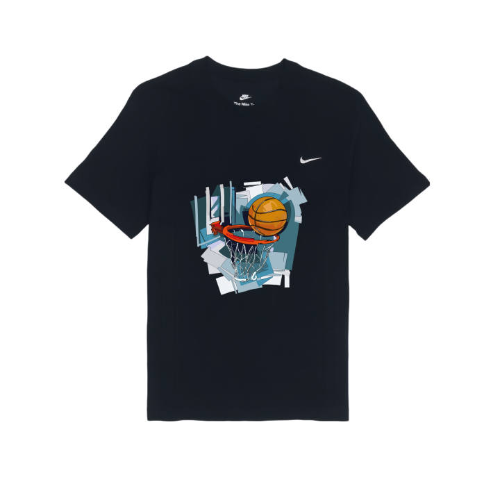 Nike Nike T Shirts Unisex Black Crew Neck Moderate Straight Fit