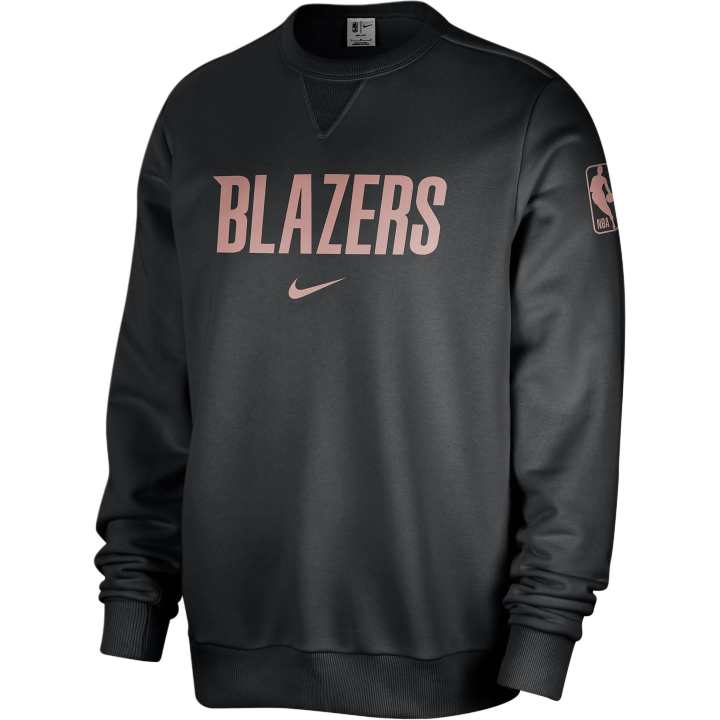 Nike Nike Portland Trail Blazers Standard Issue Men's Nike Dri FIT Nba Crew Neck Sweatshirt