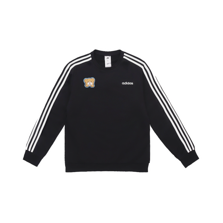 Adidas Adidas Sweatshirts Men's Black Crew Neck Moderate Regular