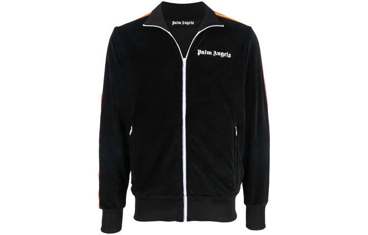 Palm Angels logo-print track hoodie