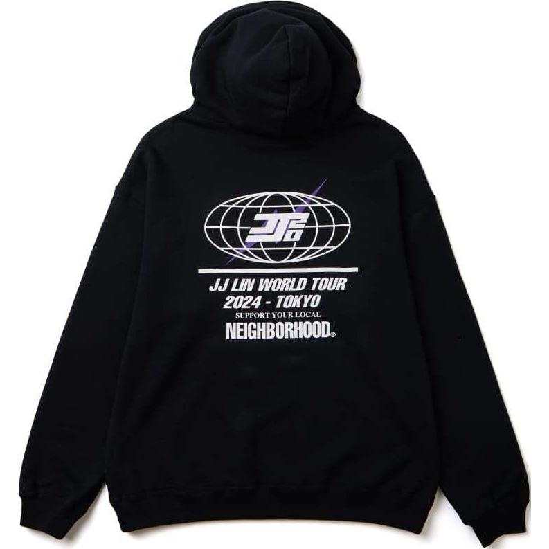 NEIGHBORHOOD Logo embroidered Cotton Hoodie