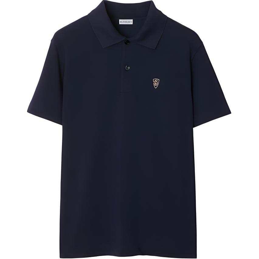 Burberry Logo Embroidered Regular Fit Polo Shirt