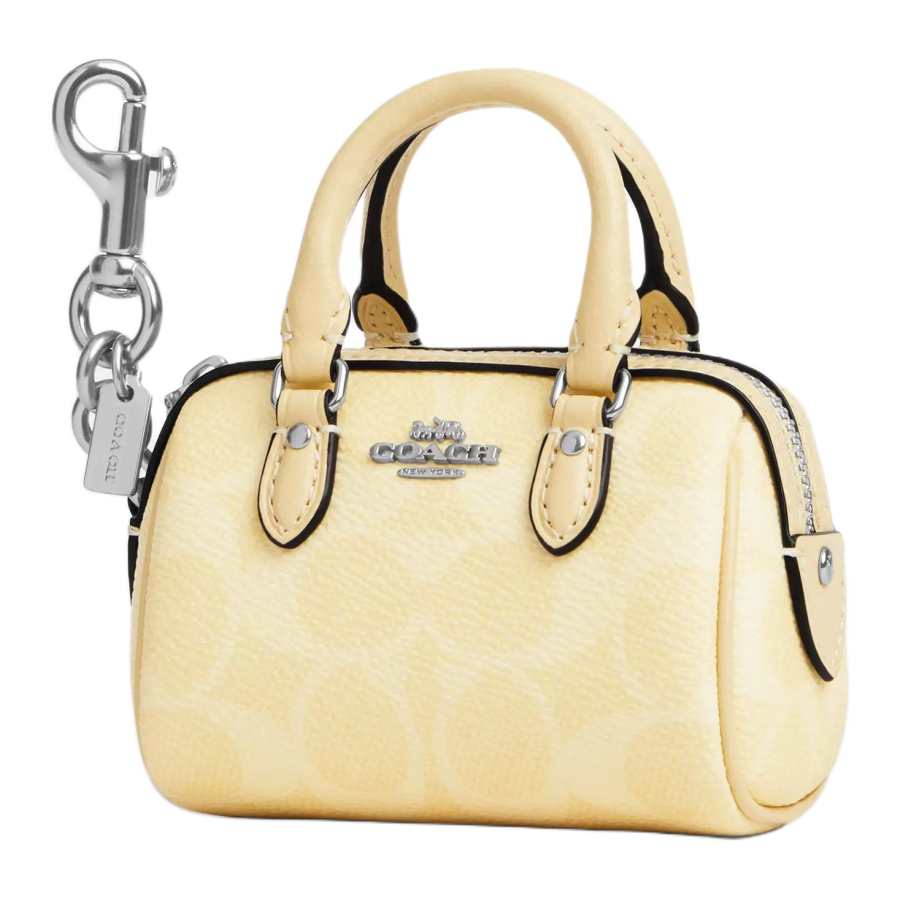 COACH COACH Rowan Leather Bag Accessory Regular Women's Yellow