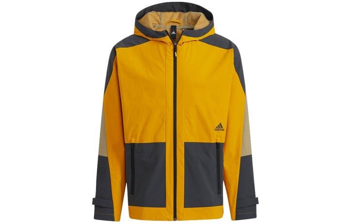 Adidas Adidas Jackets Men's Gold Hooded Moderate Other