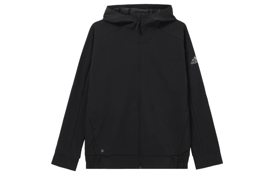Adidas Adidas Jackets Unisex Black Hooded Moderate Other
