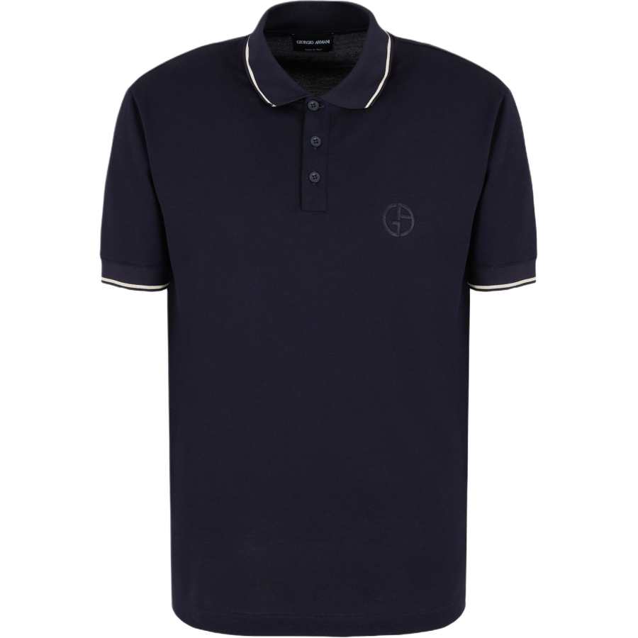 GIORGIO ARMANI Logo embroidered Polo Shirt