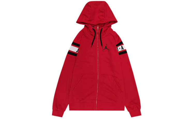 Jordan Jordan Jackets Men's Red Hooded Moderate Other