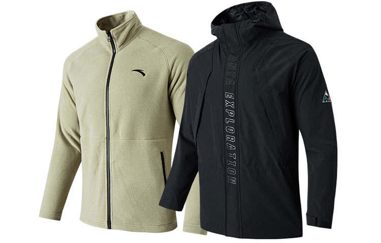 ANTA Variety Training Collection Jackets Men's Black Hooded Moderate Other