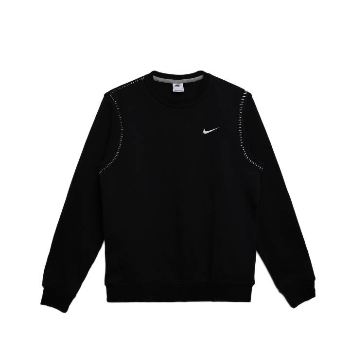Nike Nike Sports Life Collection Hand Embroidered Edge Fleece Lined Crew Neck Basic Minimalist Style Loose Fit Versatile