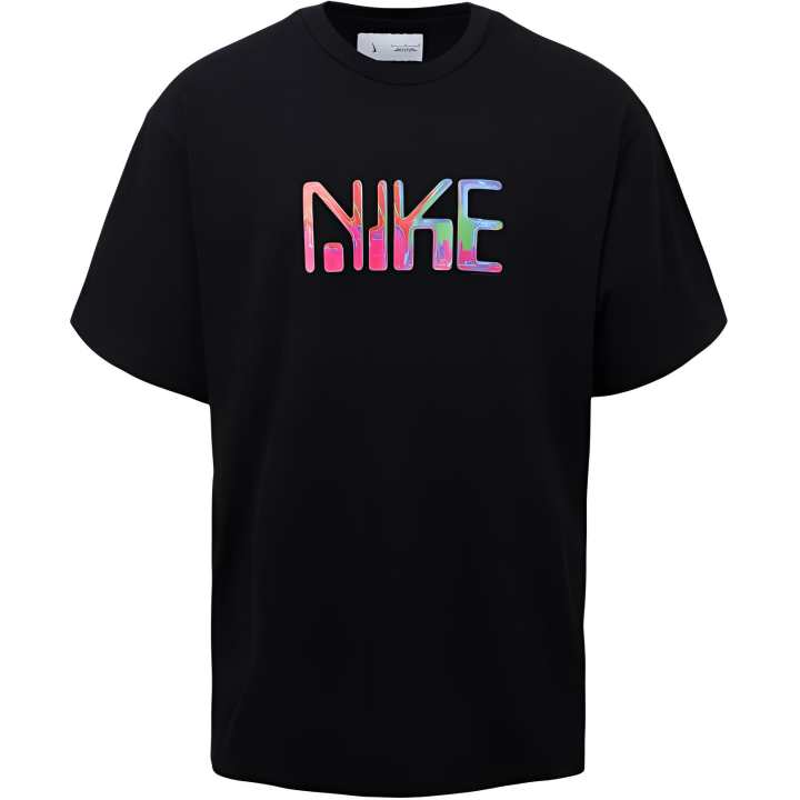 Nike Nike T Shirts Unisex Black Crew Neck Moderate Straight Fit