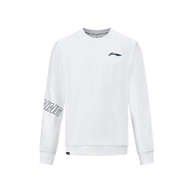 Li-Ning Li Ning Badminton Collection Sweatshirt Unisex White