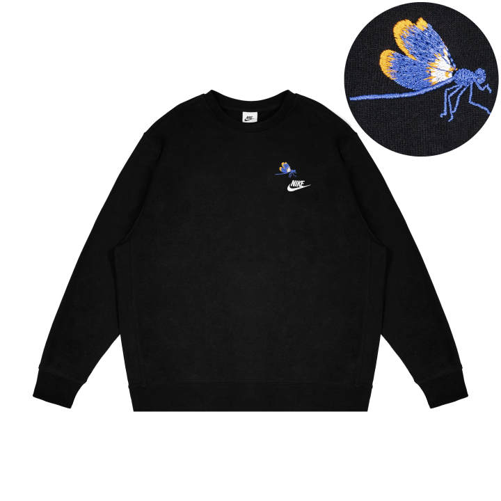 Nike Nike Sweatshirts Unisex Black Crew Neck Moderate Regular