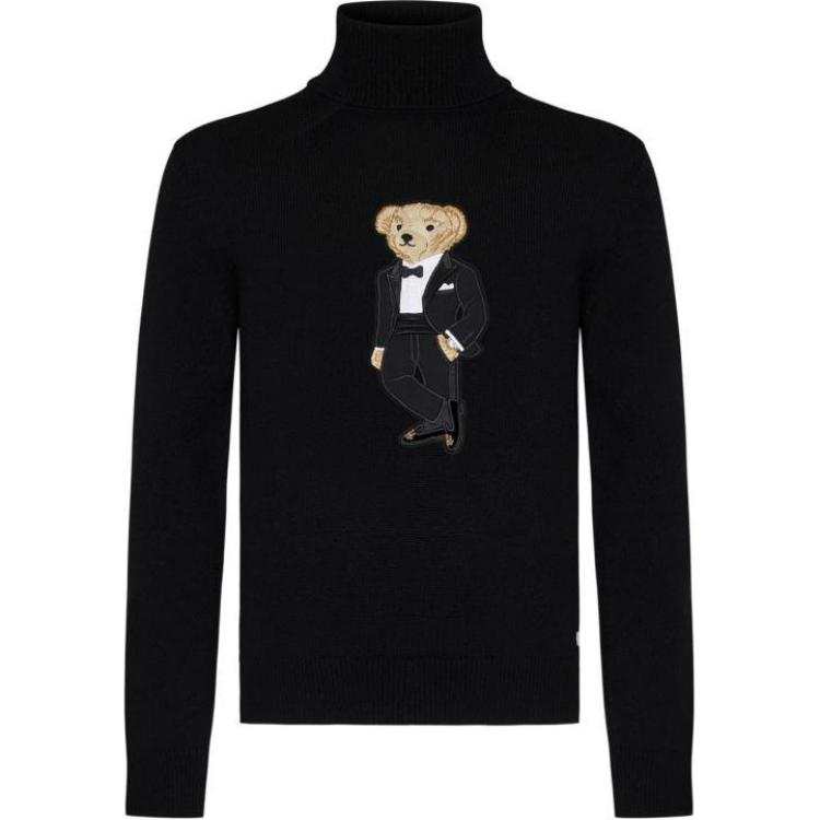 Polo Ralph Lauren Ralph Lauren Polo Bear Embroidered Turtleneck Jumper