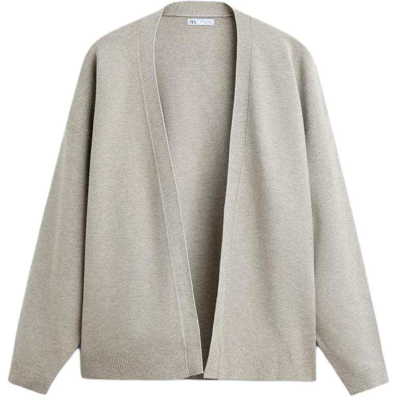 ZARA Knitwear Men's Zebra Print Gray