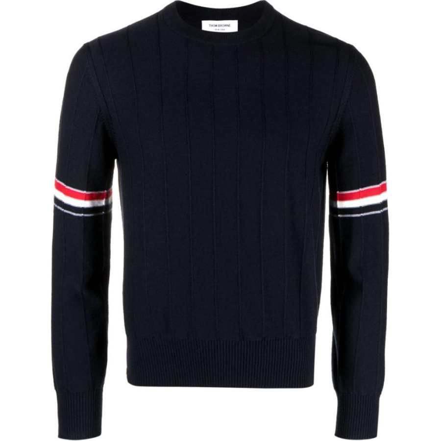 THOM BROWNE THOM BROWNE RWB Stripe Long Sleeved Crewneck Jumper
