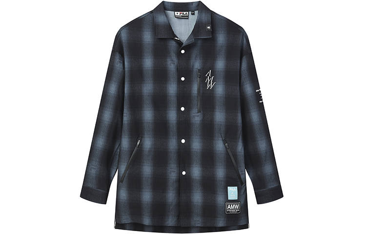 FILA MIHARA YASUHIRO Collaboration Collection Jackets Men's Gravel Gray Lapel Moderate Other
