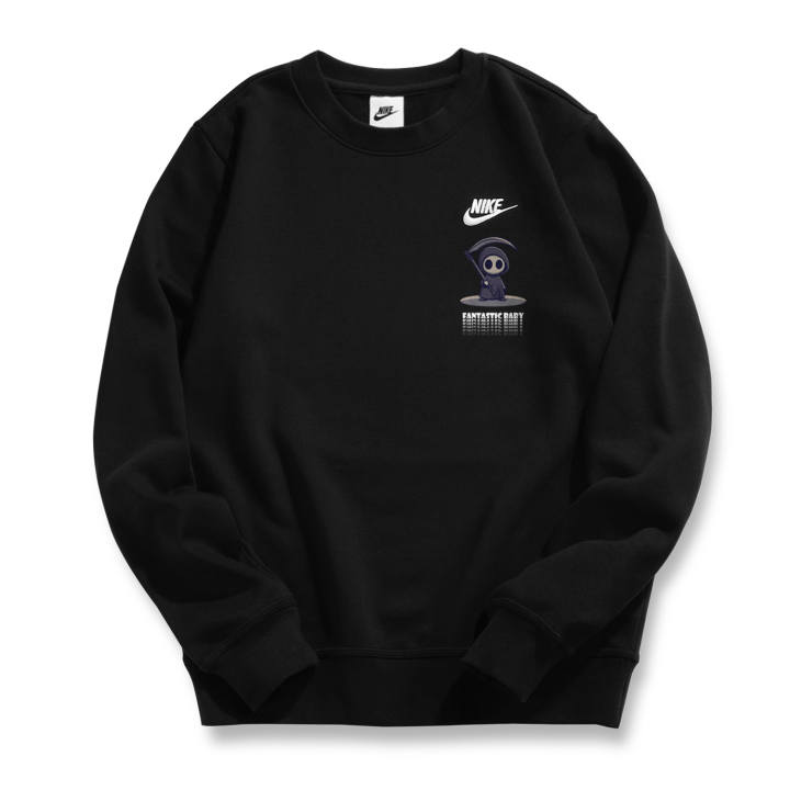 Nike Nike Sweatshirts Unisex Black Crew Neck Moderate Regular