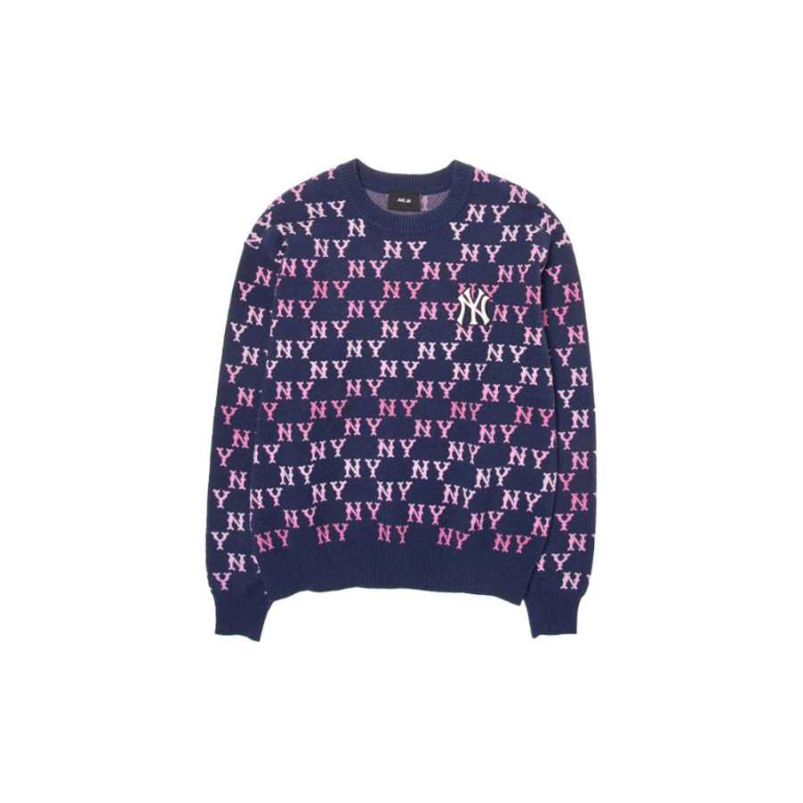 MLB New York Yankees Knitwear Unisex Light Marine Blue
