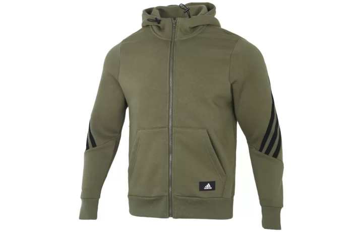 Adidas Adidas Jackets Men's Olive Hooded Moderate Other
