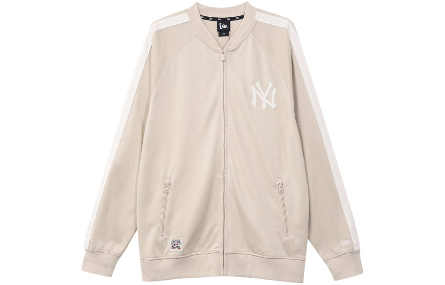 New Era Jackets Unisex Khaki Baseball Collar Moderate Other