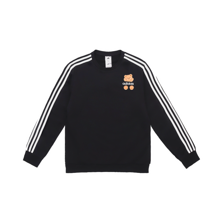 Adidas Adidas Sweatshirts Unisex Black Crew Neck Moderate