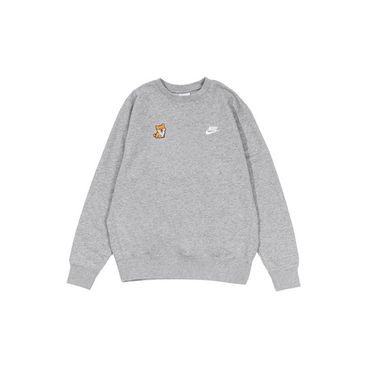 Nike Nike Sweatshirts Men's Gray Crew Neck Moderate