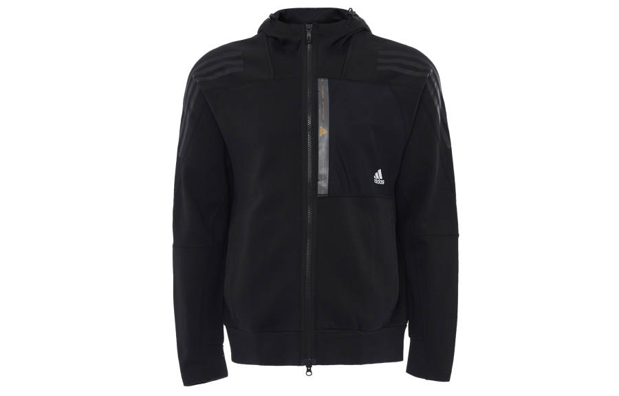 Adidas Adidas Jackets Men's Black Hooded Moderate Other