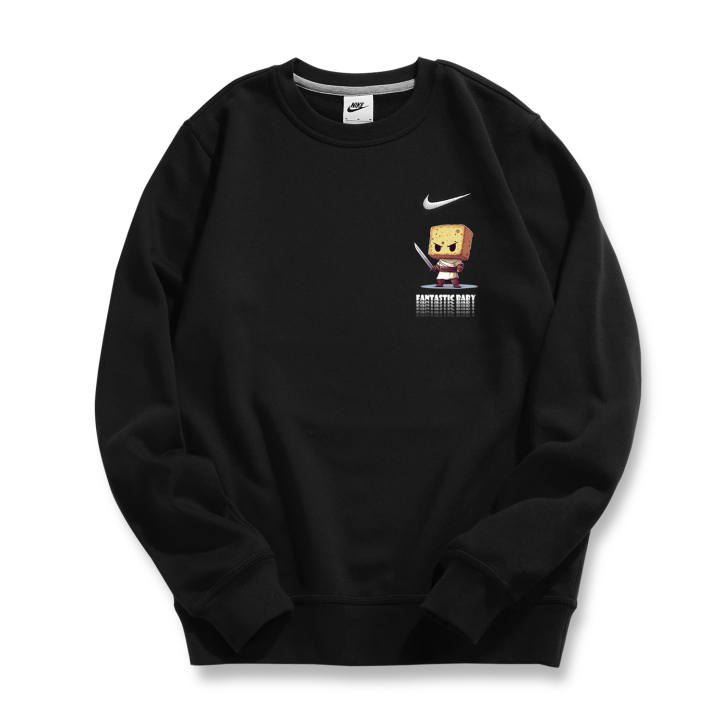 Nike Nike Sweatshirts Unisex Black Crew Neck Moderate Regular