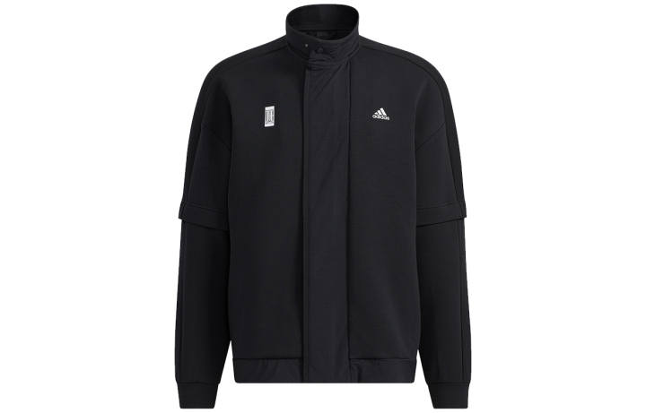 Adidas Adidas Jackets Men's Black Stand Collar Moderate Other