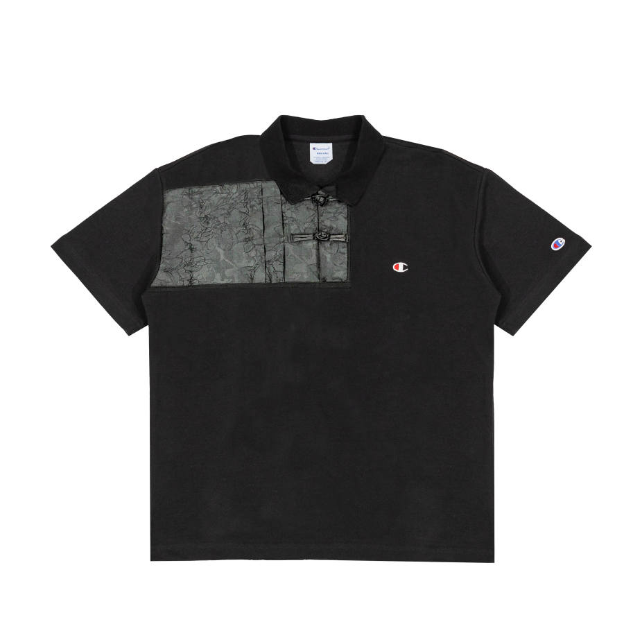 Champion Polo Shirt Unisex Black