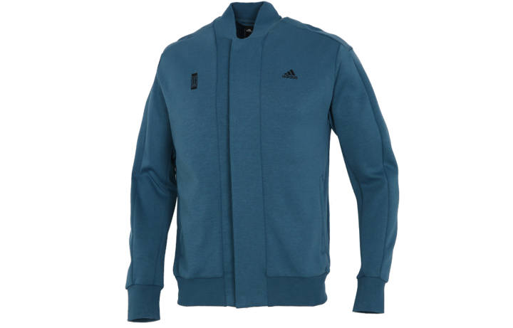 Adidas Adidas Jackets Men's Sky Blue Stand Collar Moderate Other