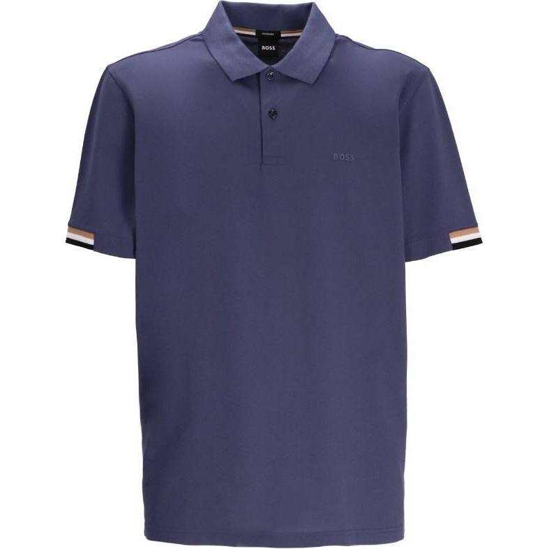 Hugo Boss logo-embossed polo shirt