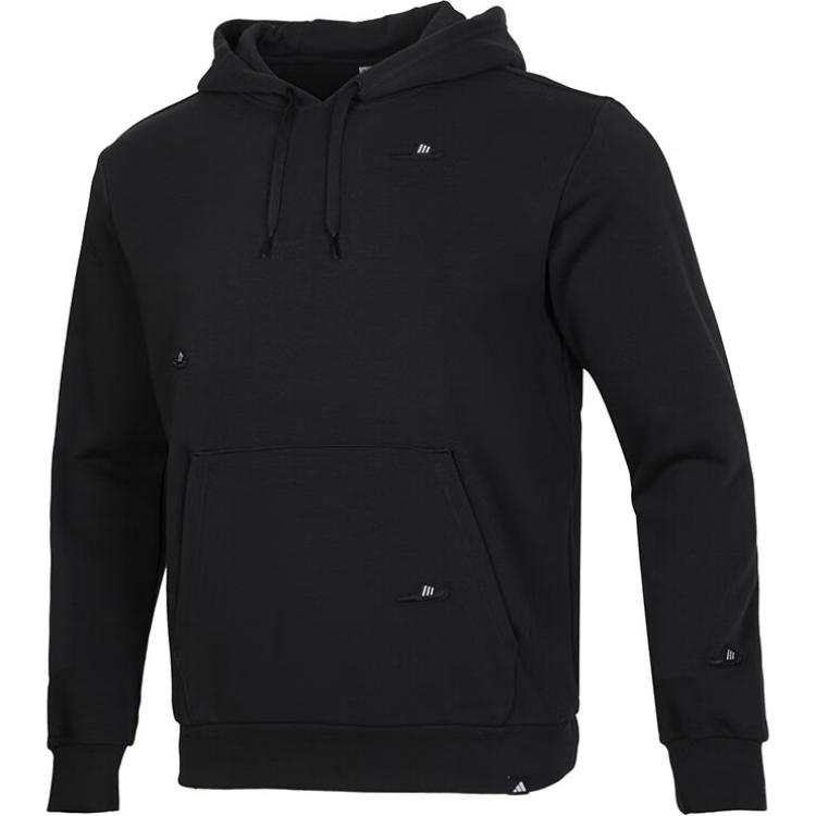 Adidas Adidas Sweatshirts Men's Black Hooded Moderate