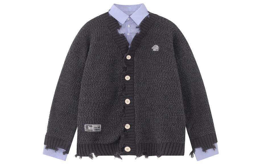 F426 F426 Sweaters Unisex Lapel Moderate