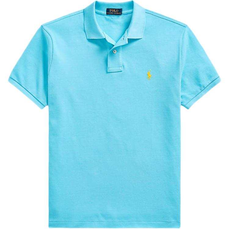 Polo Ralph Lauren Polo Shirt Custom Slim Fit Men's Blue