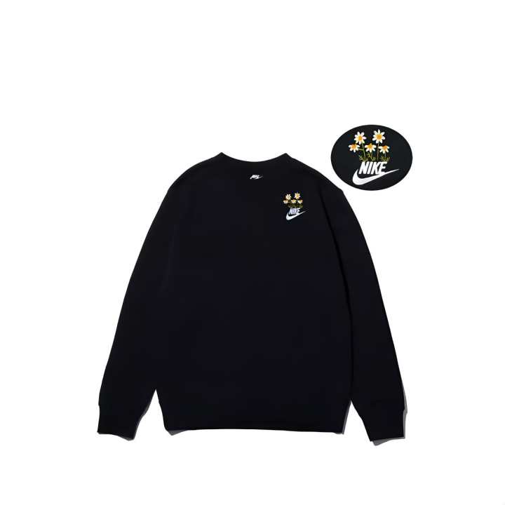 Nike Nike Sweatshirts Unisex Black Crew Neck Thickened Regular