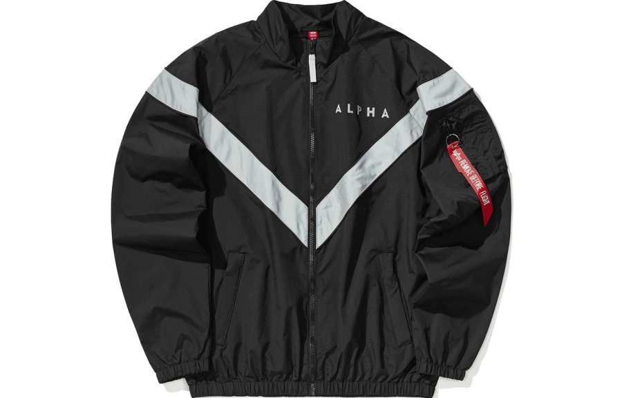 Alpha Industries Jackets Unisex Stand Collar Moderate Other