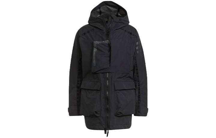 Adidas Adidas Jackets Men's Black Hooded Moderate Other