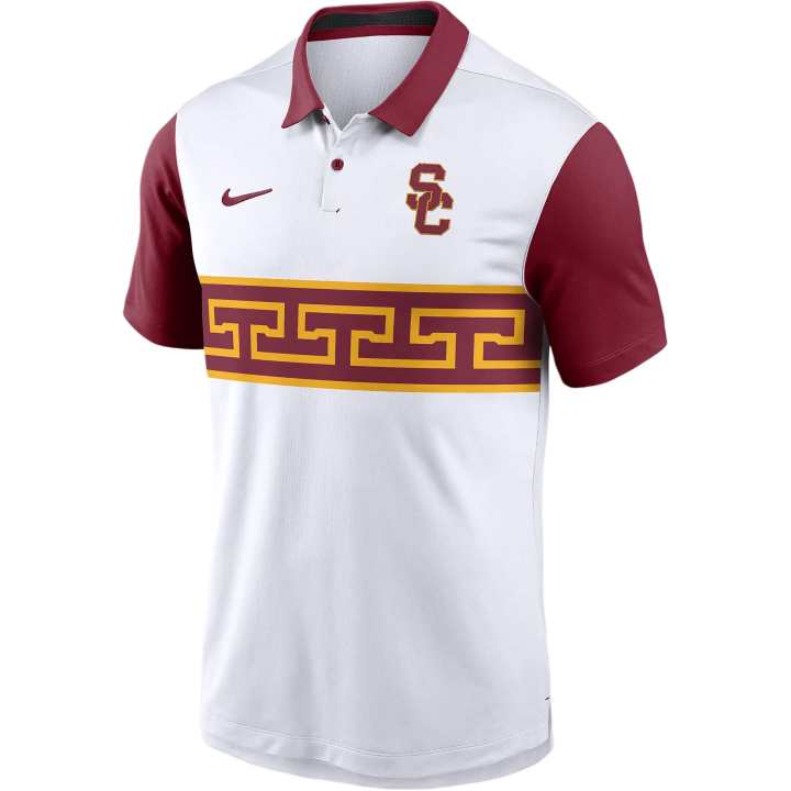 Nike Nike Usc Trojans Primetime Campus Vapor Men's Nike Dri-FIT College Polo