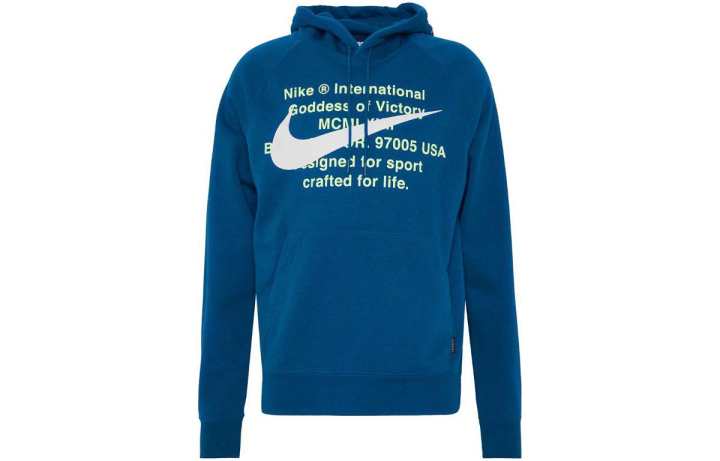 Nike Nike Knitwear Men's Blue Hooded Moderate Other