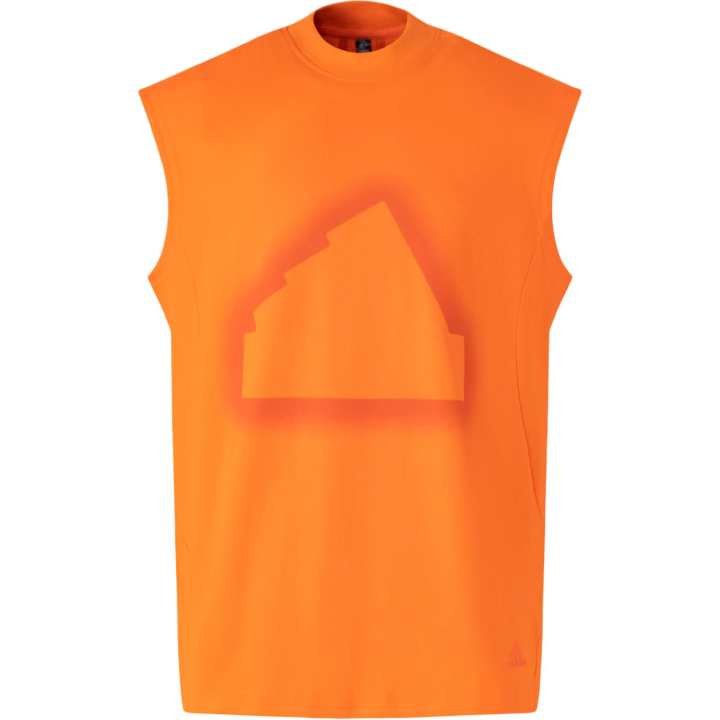 Adidas Adidas Tank Tops Men's Orange Crew Neck Moderate Other