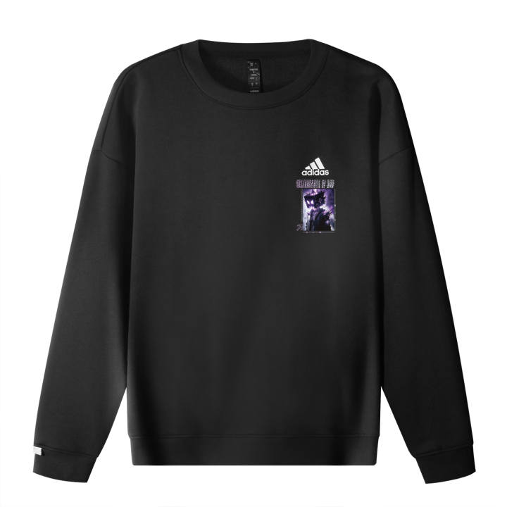 Adidas Adidas Sweatshirts Unisex Black Crew Neck Moderate Regular