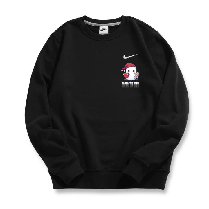 Nike Nike Sweatshirts Unisex Black Crew Neck Moderate Regular