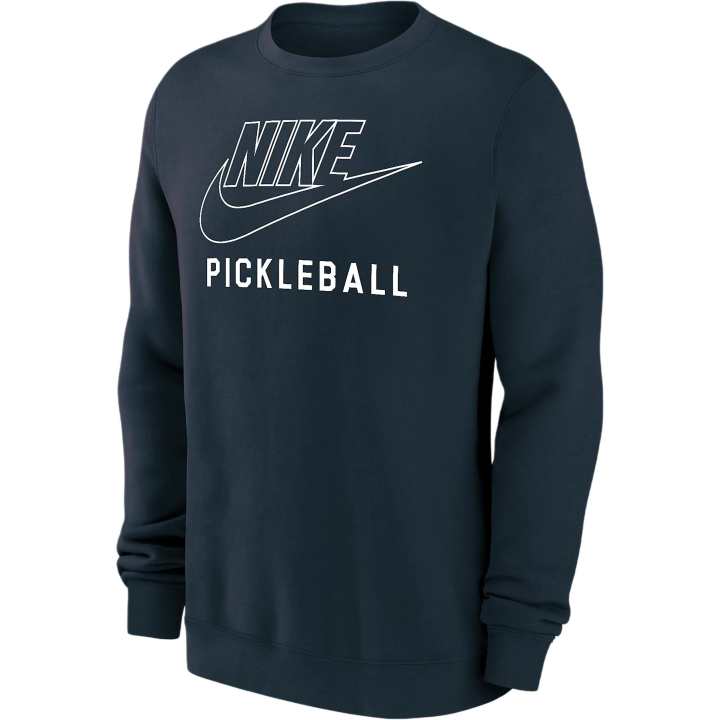 Nike Nike Swoosh Club Fleece Men's Pickleball Pullover Crew-Neck Sweatshirt